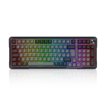 Teclado Gamer Mecânico  Bragi Pro Rgb Cinza e Preto K688GB-RGB-PTO PT