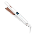 Prancha Alisadora Conair Double Ceramic, Display LCD,Opções de Temperatura, CS224DBR, Branco/Rose Bivolt